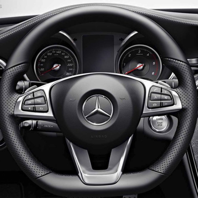 Mercedes-Benz | Mercedes-Benz Sport-Lederlenkrad mit ALDW & LSP, schwarz,  C-Klasse (C205/S205/V205/W205) | online preiswert kaufen