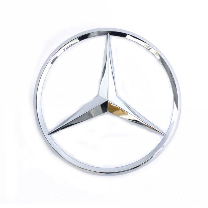 Mercedes-Benz | Mercedes Stern an Heckklappe C-Klasse T-Modell W204 silber  | online preiswert kaufen