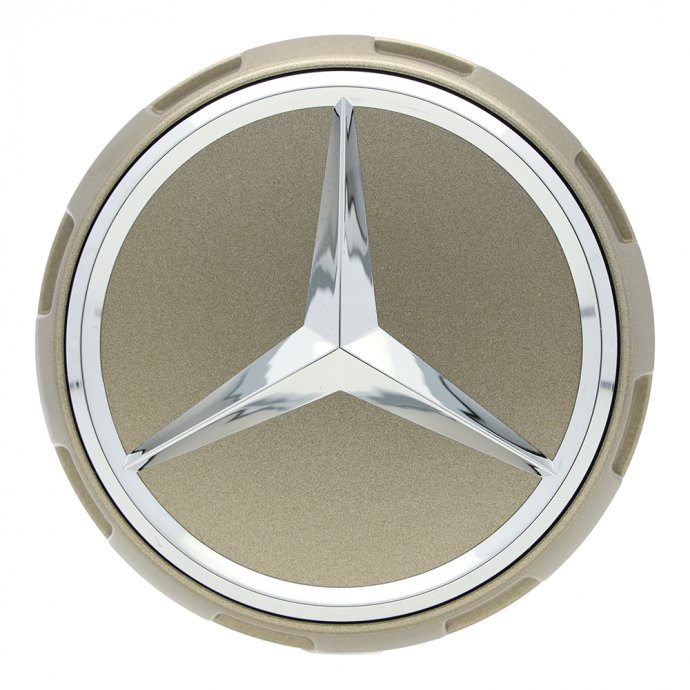 Mercedes-AMG Radnabenabdeckungen 4er-Set im Zentralverschlussdesign, gold 