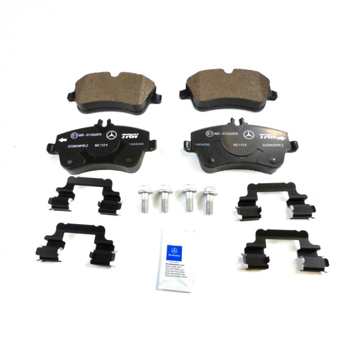 Mercedes-Benz Bremsbelag Teilesatz, ohne Verschleißfühler, Vorderradbremse, C-Klasse (W203), CLK-Klasse (C209), SLK-Klasse (R171) 