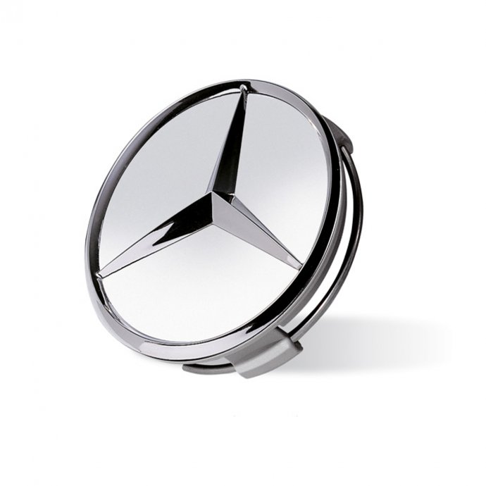 Mercedes-Benz Radnabenabdeckung sterlingsilber, 1 Stück 