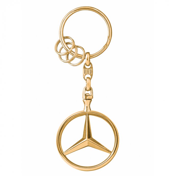 Mercedes-Benz Kollektion Schlüsselanhänger Brüssel, gold 