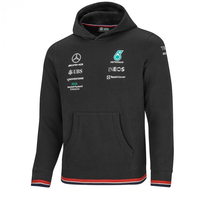 Mercedes-Benz Motorsport Kollektion Kapuzensweatshirt Kinder schwarz Gr. 92 - 164 