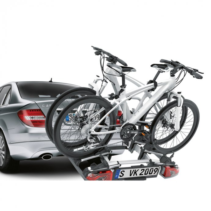 Mercedes-Benz | Mercedes-Benz Heckfahrradträger für Anhängevorrichtung  klappbar 3 Fahrräder ECE | online preiswert kaufen