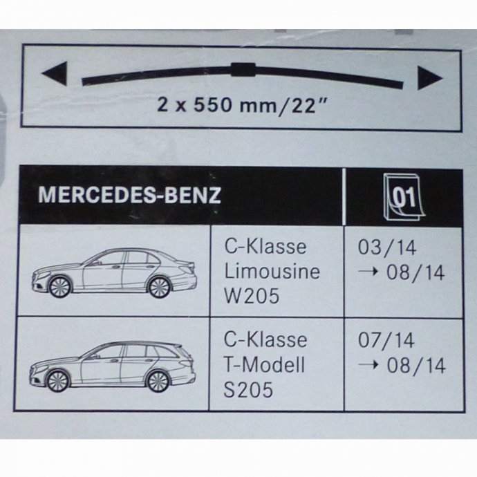 Mercedes-Benz | Mercedes-Benz Wischerblätter C-Klasse 205 (03/14-08/14) |  online preiswert kaufen