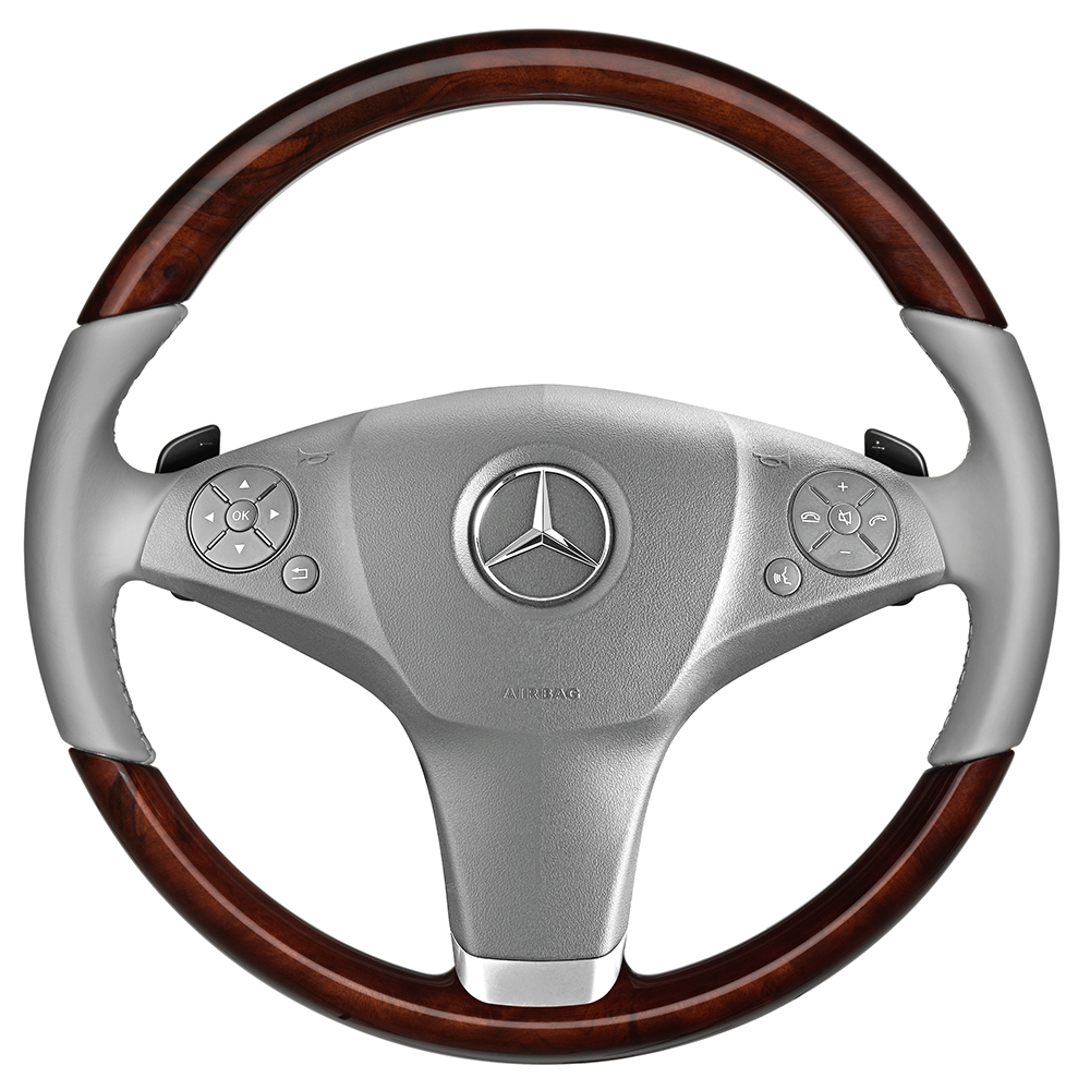 Mercedes-Benz | Mercedes-Benz Holz-Leder-Lenkrad mit LSP, flanellgrau,  E-Klasse (A207/C207) | online preiswert kaufen