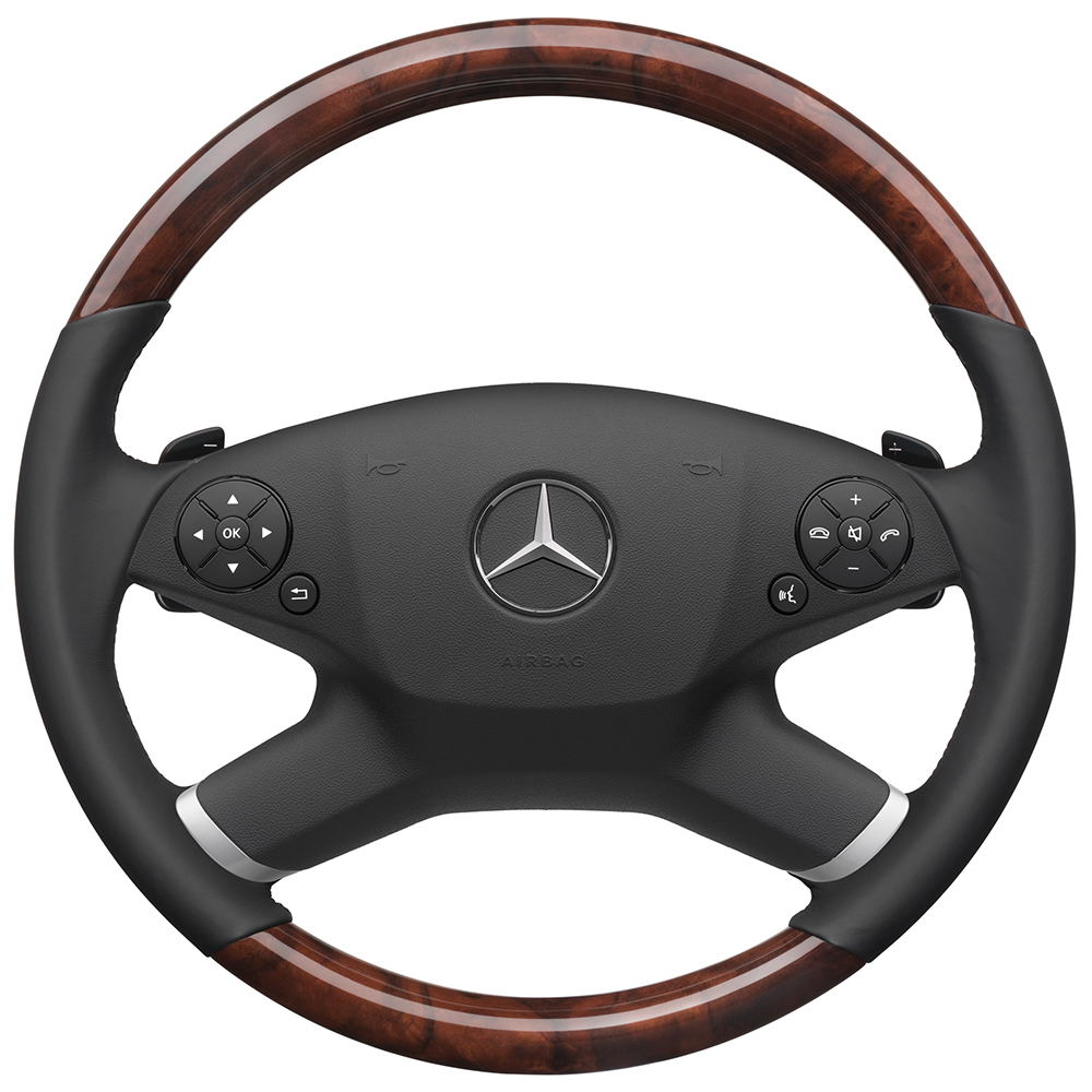 Mercedes-Benz | Mercedes-Benz Holz-Leder-Lenkrad mit LSP, schwarz, E-Klasse  (S212/V212/W212) | online preiswert kaufen