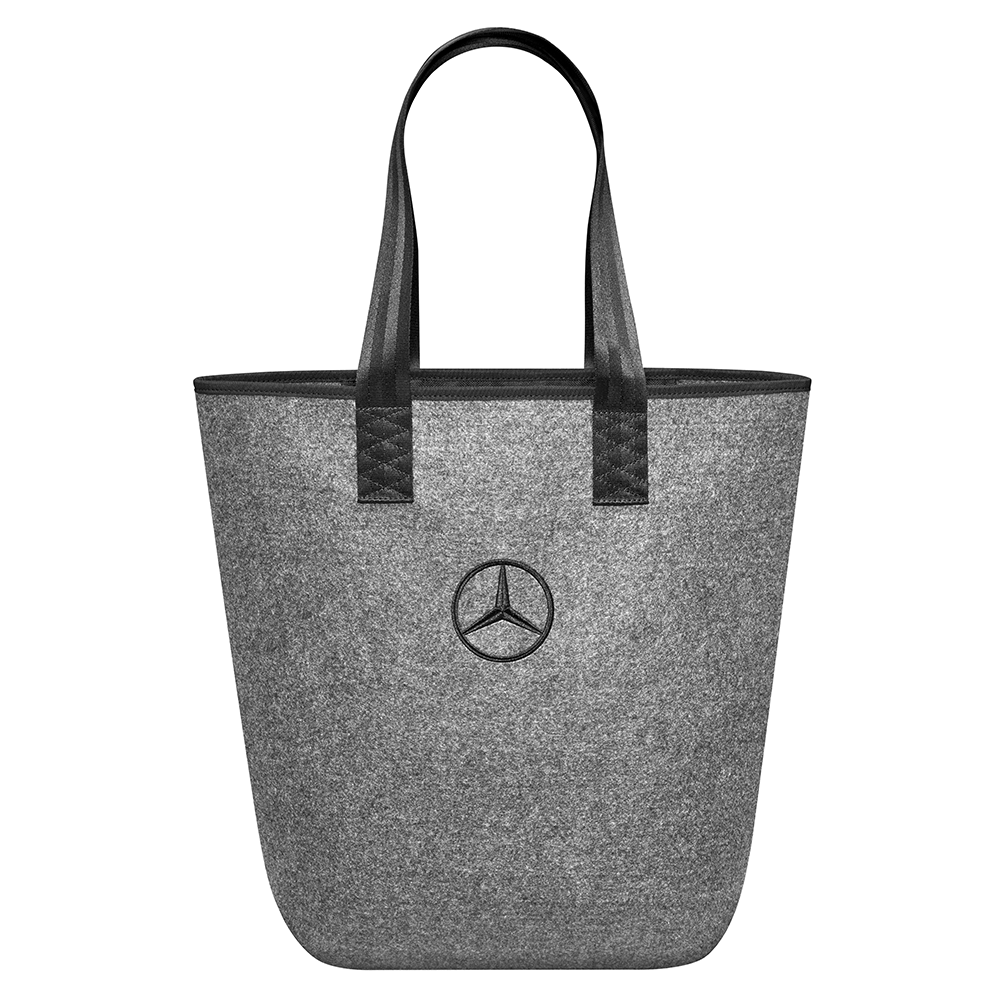 Mercedes-Benz | Mercedes-Benz Kollektion Einkaufstasche Shopper  grau/schwarz | online preiswert kaufen