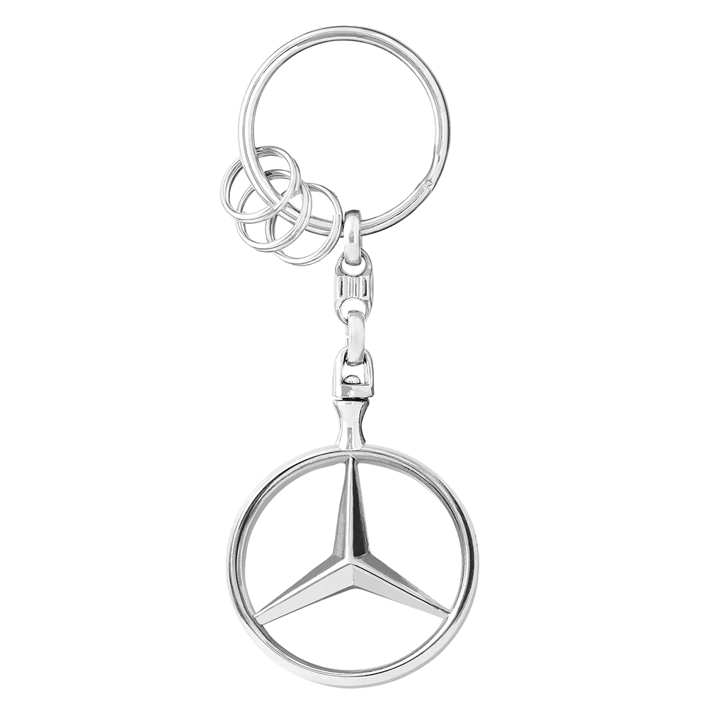 Mercedes Originalteile | Mercedes-Benz Kollektion Schlüsselanhänger Brüssel  Silber | online kaufen